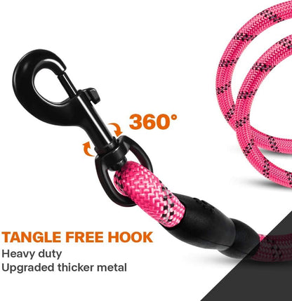 Premium Extra Strong Reflective Dog Leash with Foam Padded Handle, 5ft (150cm)