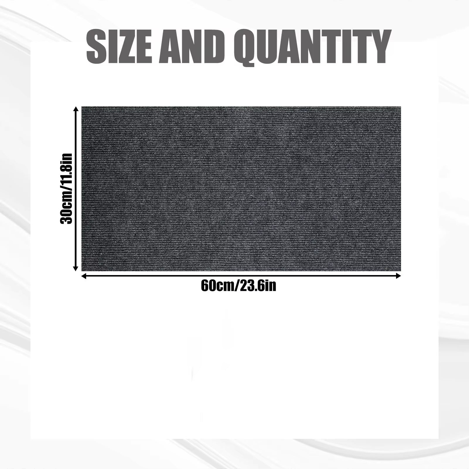 Trimmable Self-Adhesive Anti-Scratch Carpet Mat for Cats - Indoor Furniture and Wall Protector