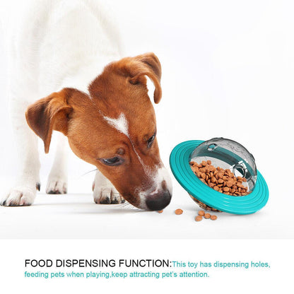 Interactive Pet Treat Dispenser Ball for Dogs and Cats - Puzzle Toy for Engaging Play and Slow Feeding