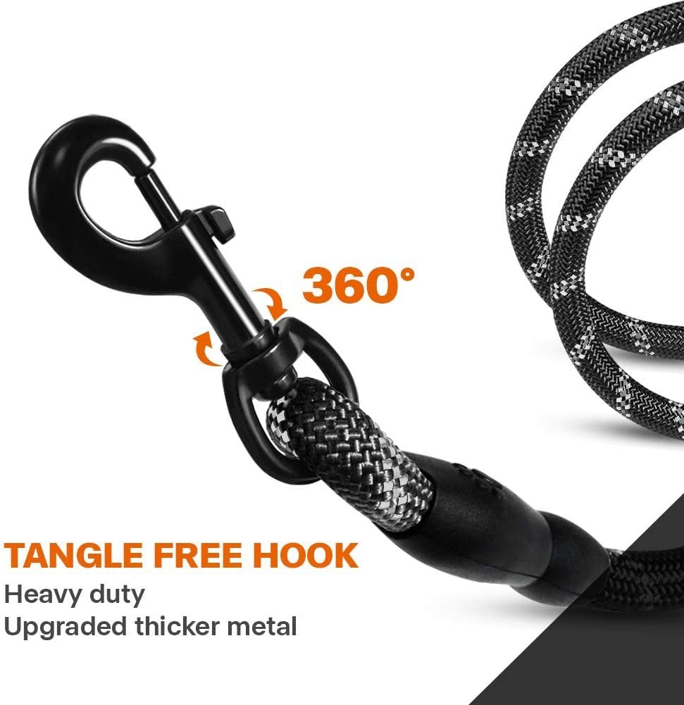 Premium Extra Strong Reflective Dog Leash with Foam Padded Handle, 5ft (150cm)