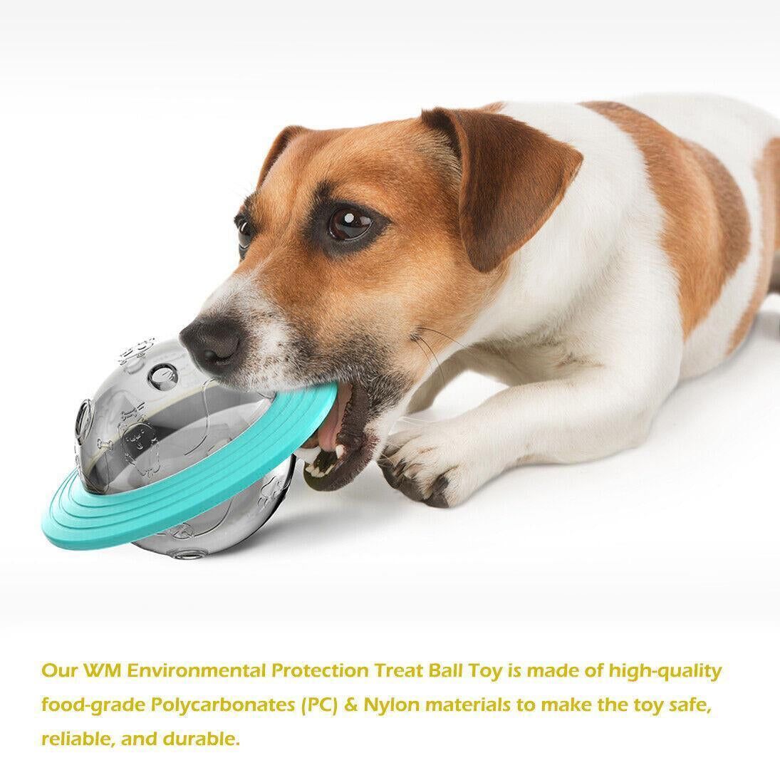 Interactive Pet Treat Dispenser Ball for Dogs and Cats - Puzzle Toy for Engaging Play and Slow Feeding