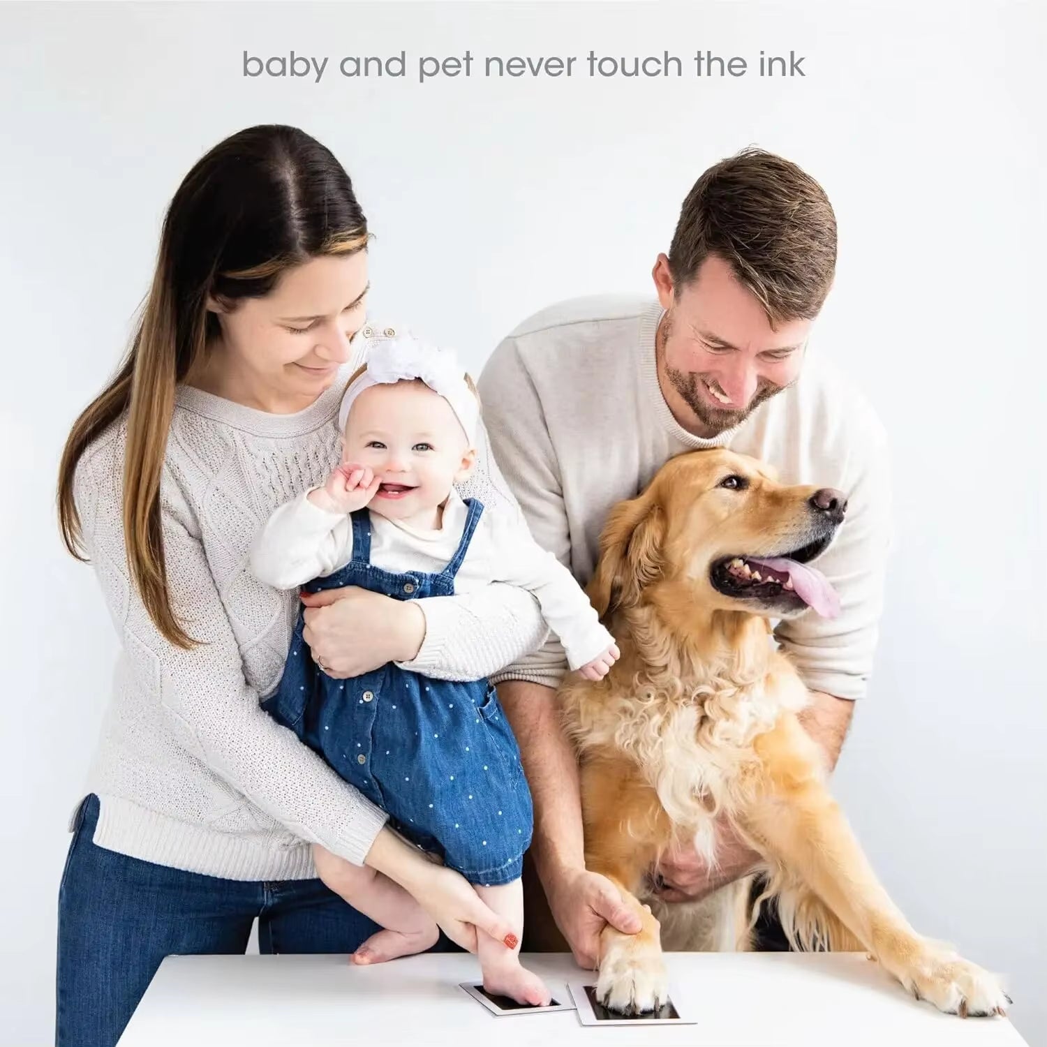 Paw Print Clean Touch Ink Pad - Pet Owner Keepsake Kit for Inkless Nose and Pawprint Impressions
