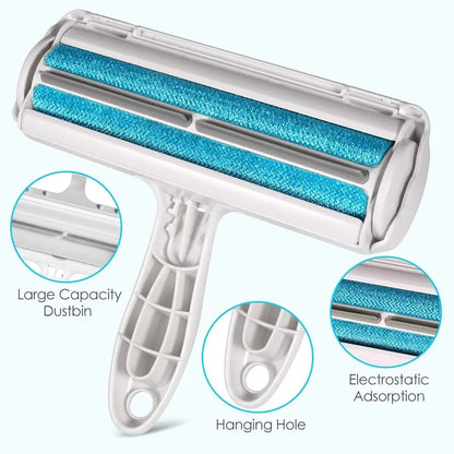 Pet Hair Remover Roller - Self-Cleaning Tool for Efficient Dog and Cat Fur Removal - Ideal for Furniture Maintenance