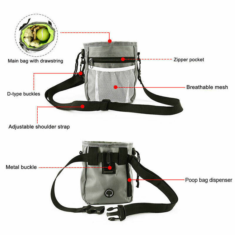 Dog Training Treat Dispenser and Storage Pouch for Walking and Obedience Training - UK