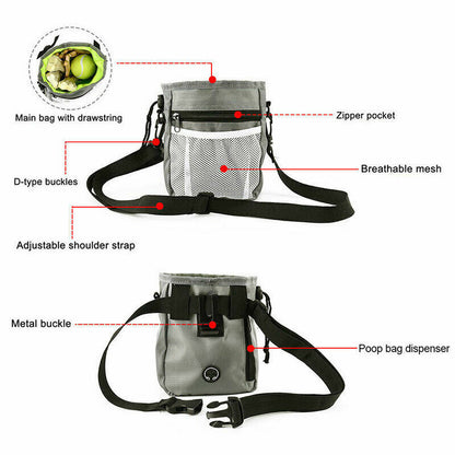 Dog Training Treat Dispenser and Storage Pouch for Walking and Obedience Training - UK