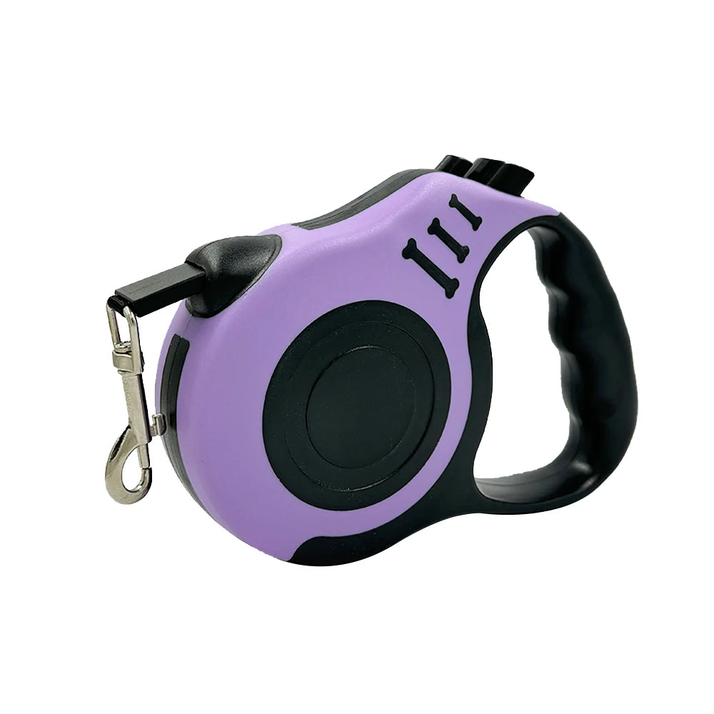 3M 5M Automatic Retractable Dog Leash for Small Dogs and Cats - Durable Nylon Lead for Outdoor Travel, Walking, and Hiking