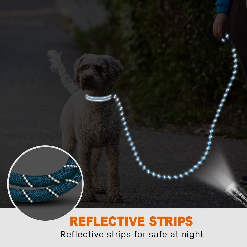 Premium Extra Strong Reflective Dog Leash with Foam Padded Handle, 5ft (150cm)