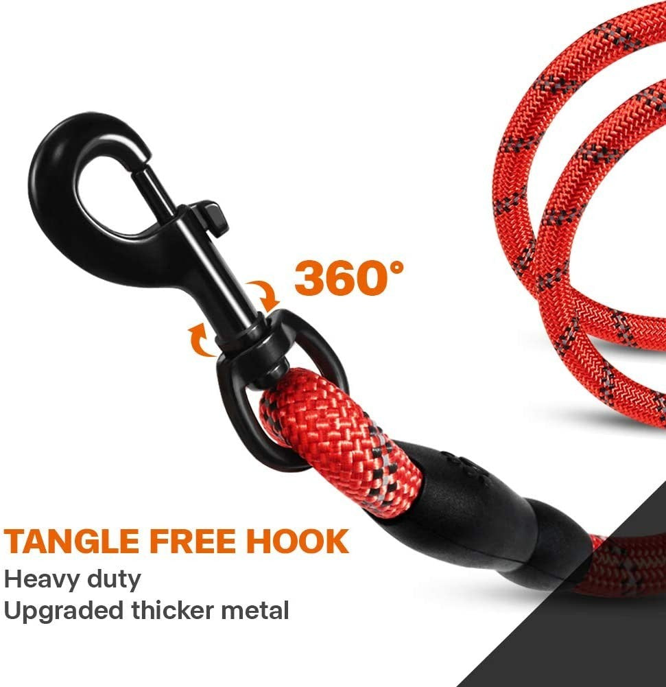 Premium Extra Strong Reflective Dog Leash with Foam Padded Handle, 5ft (150cm)
