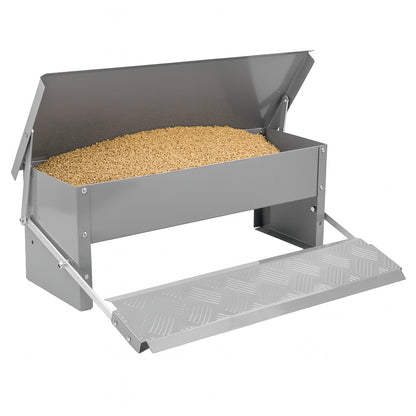 5KG Automatic Outdoor Treadle Feeder for Chickens, Ducks, Geese, and Pheasants