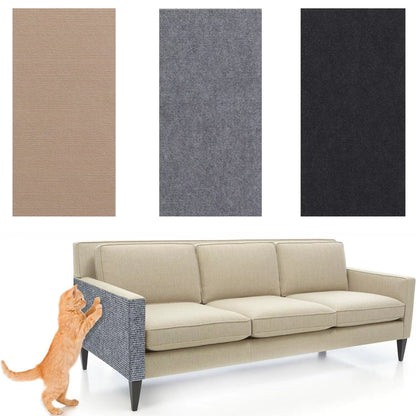 Trimmable Self-Adhesive Anti-Scratch Carpet Mat for Cats - Indoor Furniture and Wall Protector