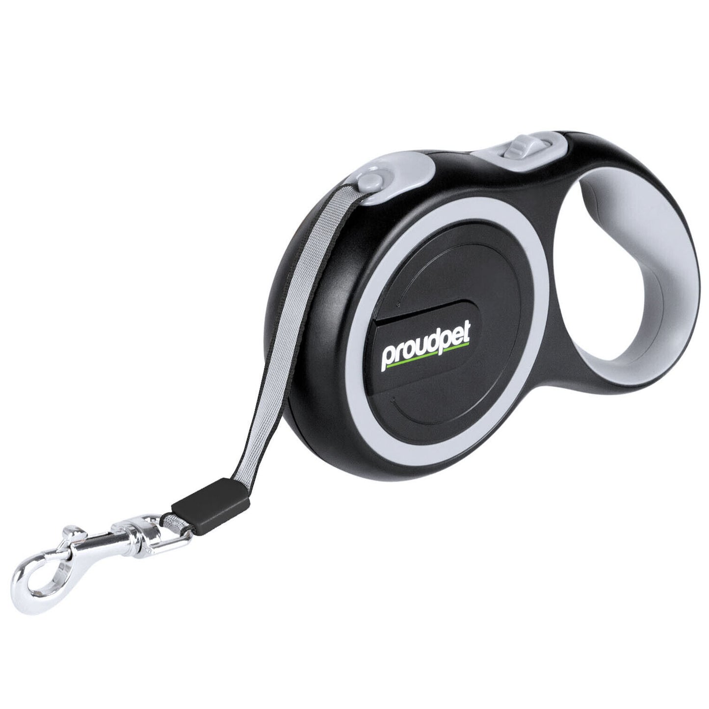 Retractable Dog Leash with Anti-Twist and Anti-Tangle Features, Click Stop Extension