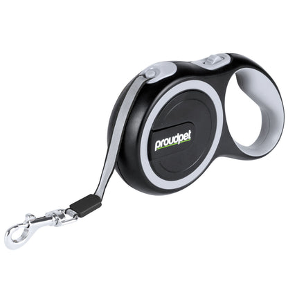 Retractable Dog Leash with Anti-Twist and Anti-Tangle Features, Click Stop Extension