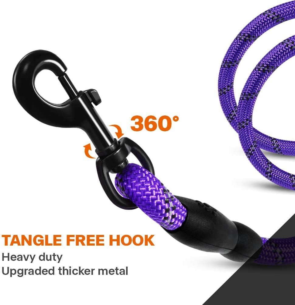 Premium Extra Strong Reflective Dog Leash with Foam Padded Handle, 5ft (150cm)