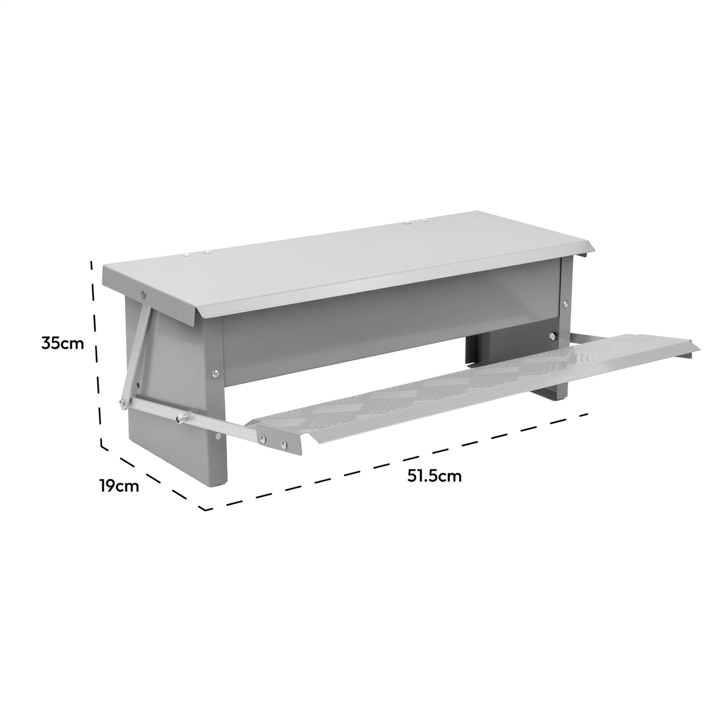 5KG Automatic Outdoor Treadle Feeder for Chickens, Ducks, Geese, and Pheasants