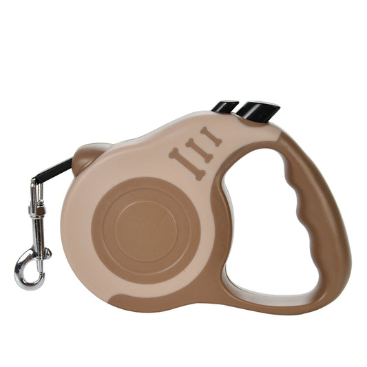 3M 5M Automatic Retractable Dog Leash for Small Dogs and Cats - Durable Nylon Lead for Outdoor Travel, Walking, and Hiking