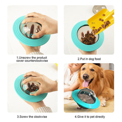 Interactive Pet Treat Dispenser Ball for Dogs and Cats - Puzzle Toy for Engaging Play and Slow Feeding